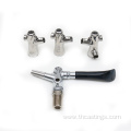 Beer Tap Adjustable Chrome Plated Brass Beer Faucet